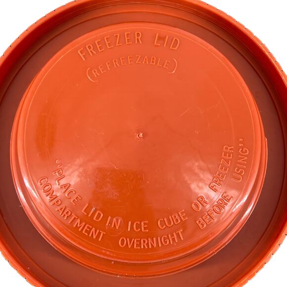 Aladdin VTG Retro Insulated Thermo Jars Freezer Lid Soup Drink Food 6oz Set of 2 - Picture 9 of 16